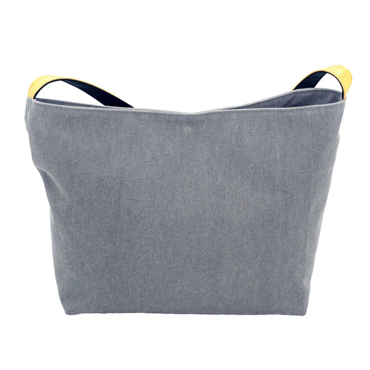 CARRIER BAG - IRON GREY & GOLD