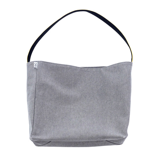 CARRIER BAG - IRON GREY & GOLD