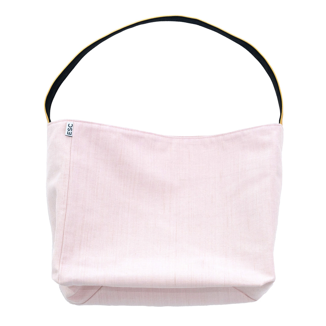 CARRIER BAG - PALE PINK & GOLD