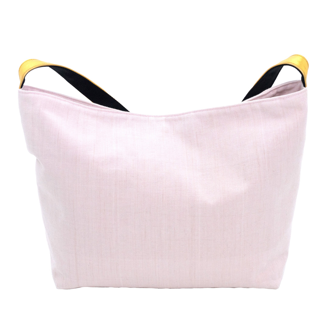 CARRIER BAG - PALE PINK & GOLD