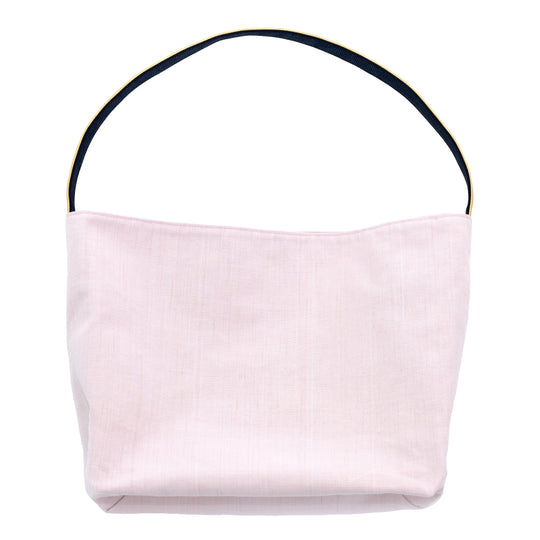 CARRIER BAG - PALE PINK & GOLD