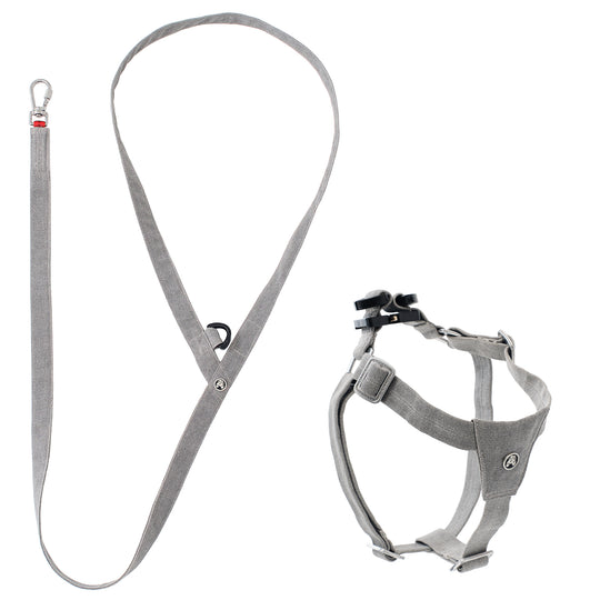 CROSS-BODY LEASH + HARNESS SET